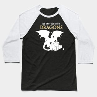 Barn Hunt Dragon - white Baseball T-Shirt